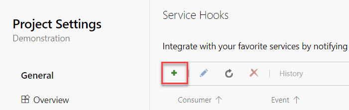 Add service hook with existing service hooks
