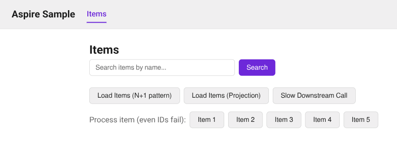 The app with the new search input